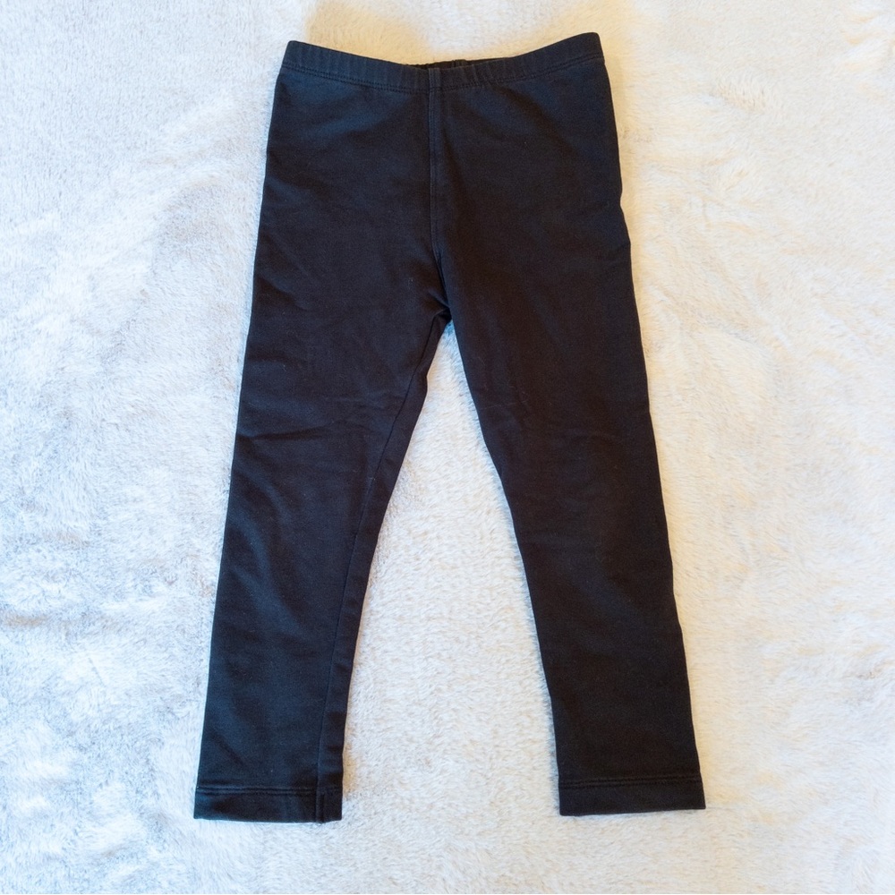 Monica + Andy Organic Cotton Girls Leggings Pants Black Size 4T